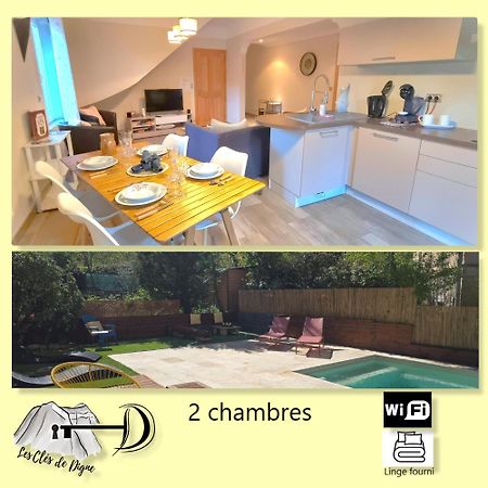 Charmant T3 Avec Piscine Digne-les-Bains ภายนอก รูปภาพ